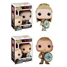 FUNKO POP Vikings 178# LAGERTHA 177# Рагнар Лодброк модель Фигурка Коллекционная модель игрушки для подарка