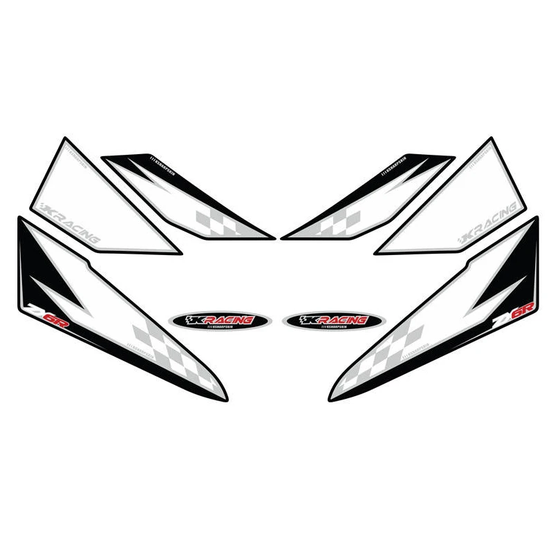

Front Fairing Motor Number Board 3D Gel Protector for KAWASAKI ZX6R NINJA 2009 2010 2011