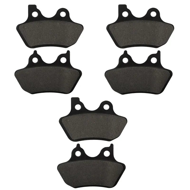 3 Pairs Motorcycle Brake Pads for HARLEY DAVIDSON FLHRCi Road King