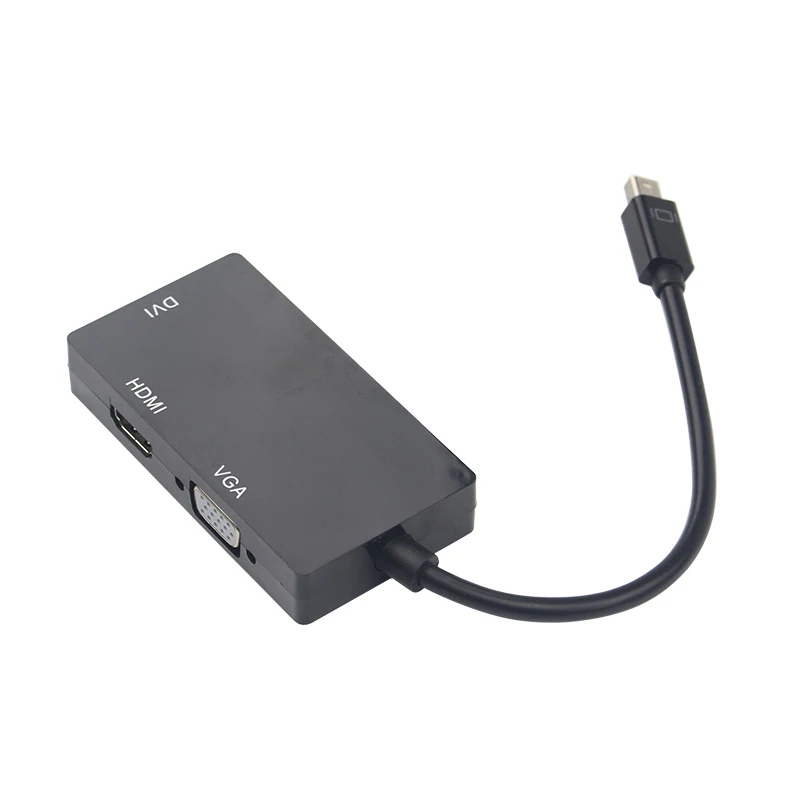 

3 in 1 Displayport to HDMI DVI VGA Conventor Adapter for MacBook YKS for Air Pro iMac Mar01 Free Shipping