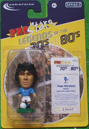 CORINTHIAN PROSTARS LEGENDS 70s & 80s SERIES BLISTER MARADONA NAPOLI
