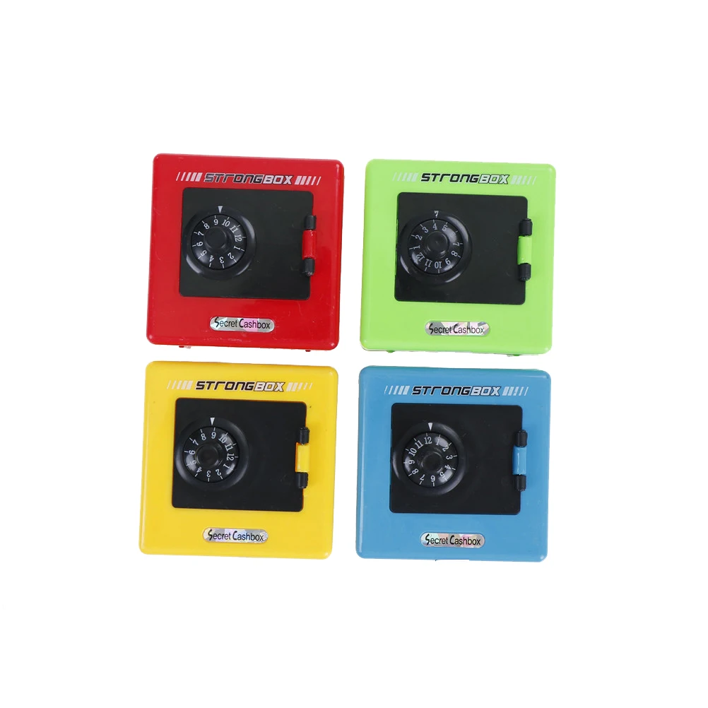 

Mini Combination Lock Money Box Safety Password Chewing Coin Cash Deposit Machine Gift For Children Kids Storage Box