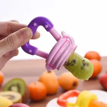 1 Piece Baby Teether Nipple Fruit Food BPA Free Safety Newborn Teethers Shape Baby Like Teether