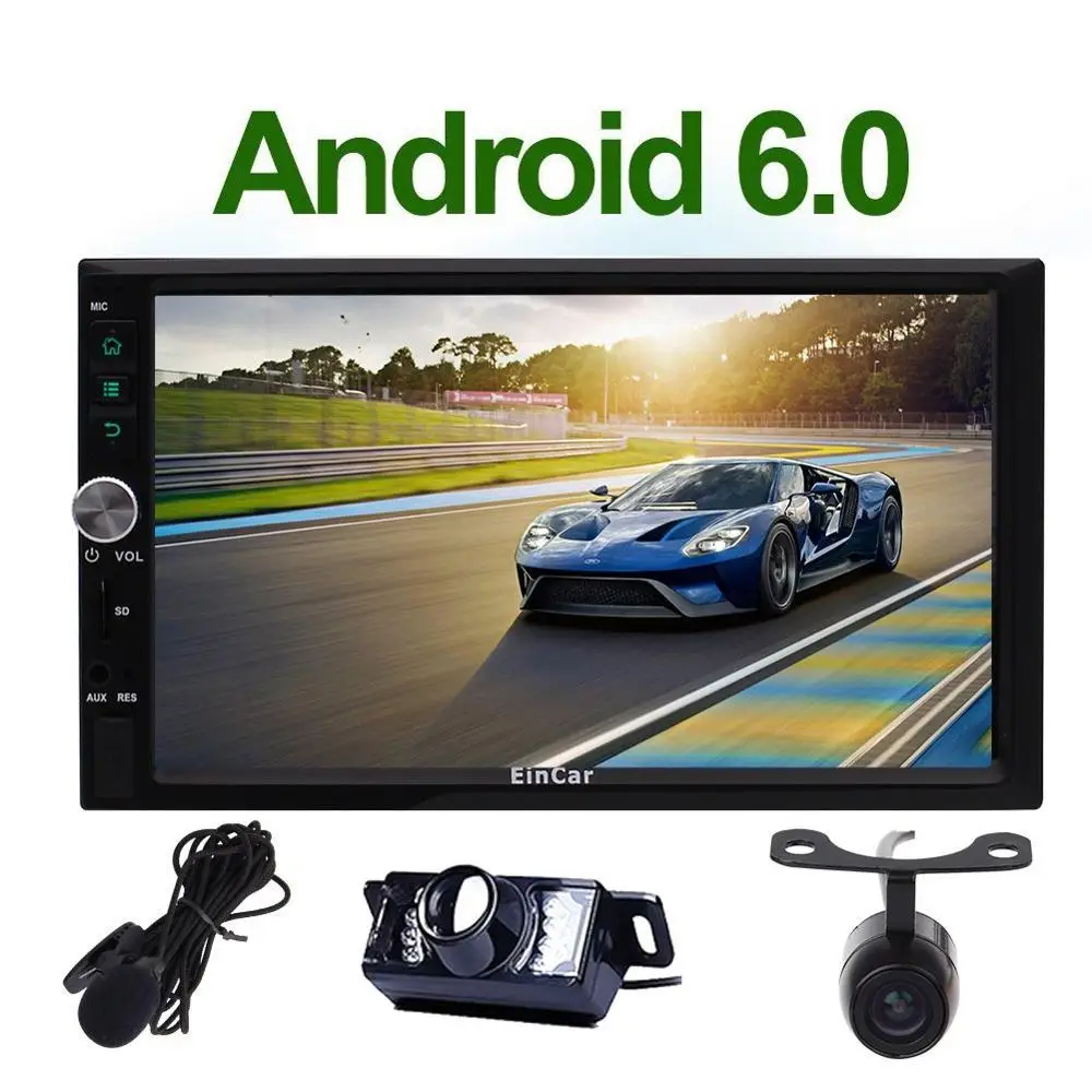 Android 6 0 Car font b Radio b font Double 2 Din In Dash Stereo Head