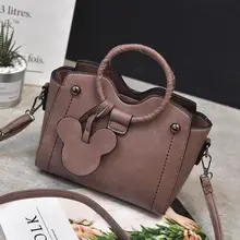 MICKY KEN женская сумка Весна и зима новые тканые кольца сумки модные дикие мультфильм кулон женские сумки через плечо