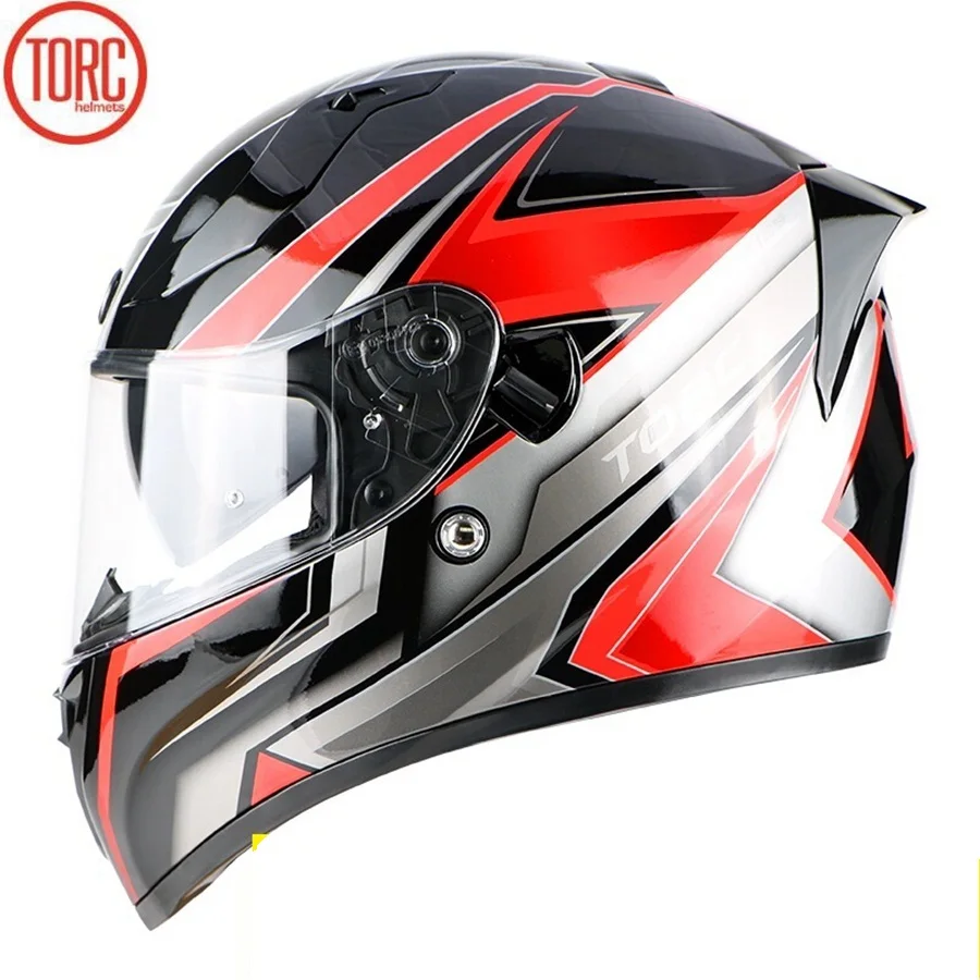 1шт TORC профессиональный двойной объектив флип модульный полный шлем Capacete DOT ECE утвержден мотоциклетный шлем