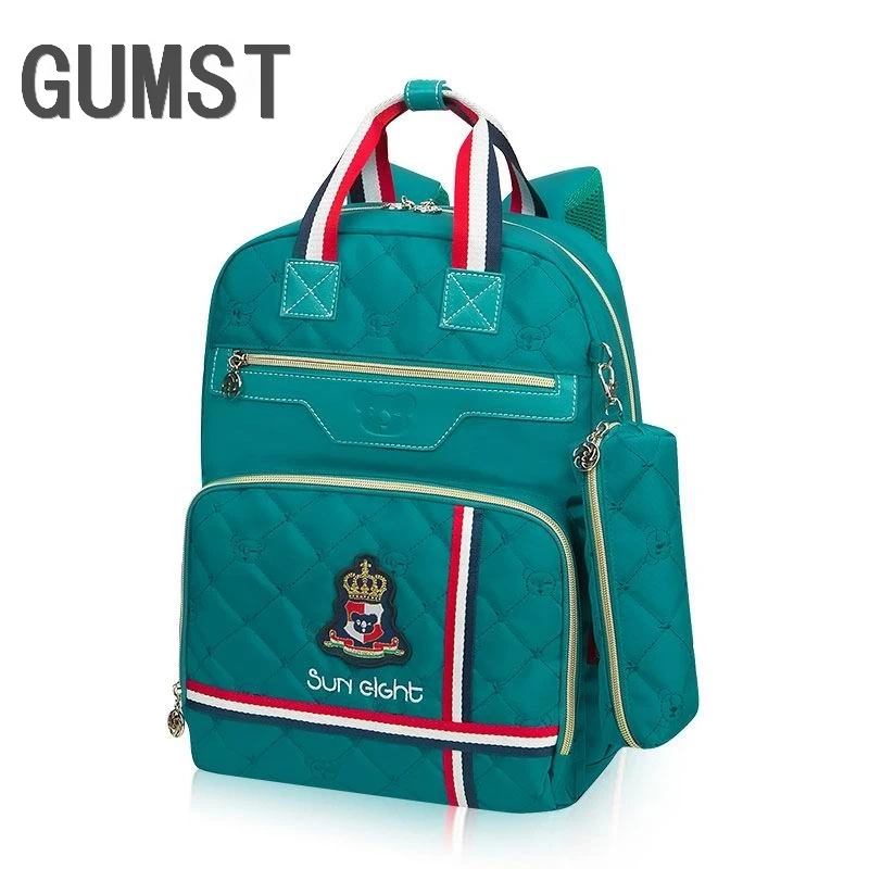 New 2017 Air Cushion Fashion School Backpack School bags For Boys/girl Waterproof Backpack Child Kids School bag