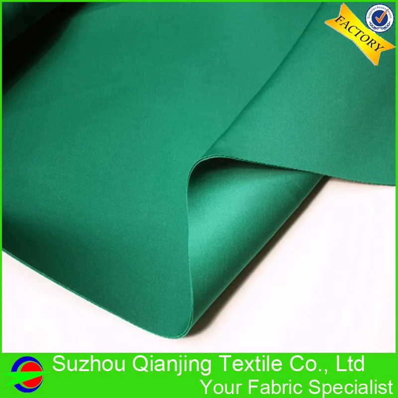 

2019 New Style Factory Directly Provide Knitted Spandex Drapery Green Neoprene Fabric
