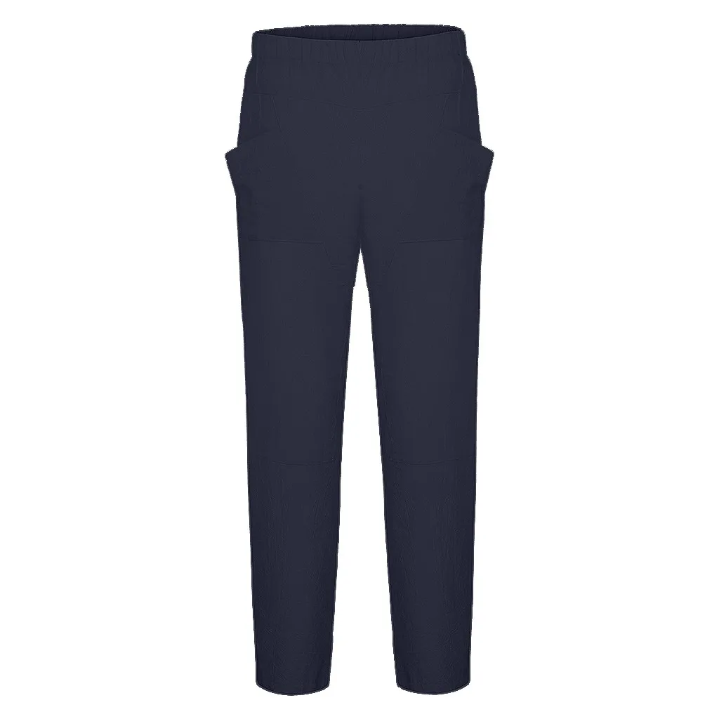 Men's Summer New Style Simple And Fashionable Pure Cotton And Linen Trousers