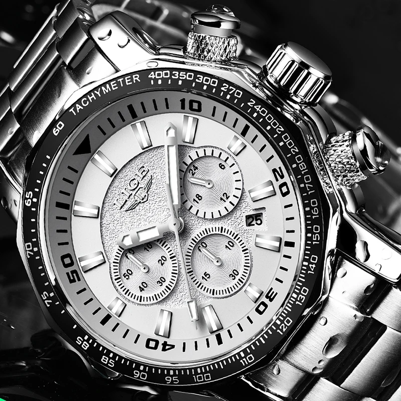 Relogio Masculino Men Watch LIGE Top Brand Luxury Fashion Quartz Clock Men's Business Waterproof Big Dial Military Sport Watches Relogio Masculino Men Watch LIGE Top Brand Luxury Fashion Quartz Clock Men's Business Waterproof Big Dial Military Sport Watches