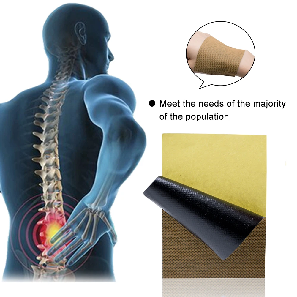 8 шт./пакет китайский медицинский пластырь для тела на тыльной стороне мышц плеч обезболивающий пластырь против боли в медицинской помощи штукатурки