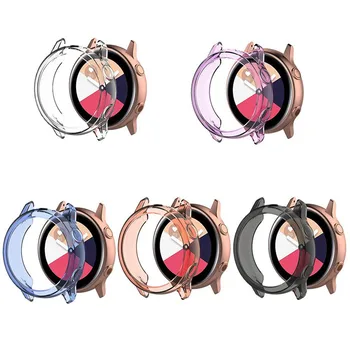 

Protector case for samsung galaxy watch active Soft silicone Cover Ultra-thin Screen Protection Frame for Galaxy Active 40mm