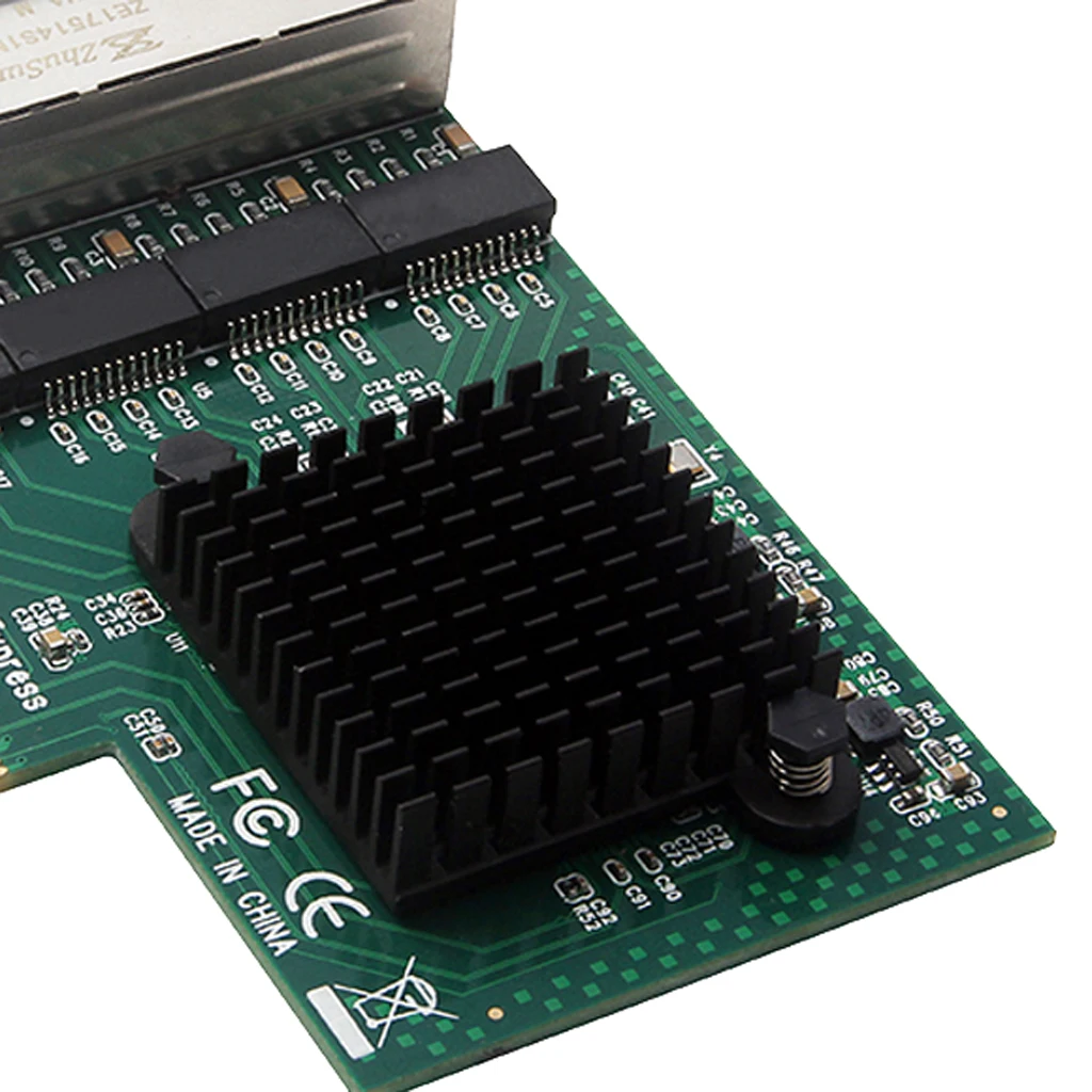 PCIE X1 4 Ports 10/100/1000M Gigabit Ethernet Network Card Adapter