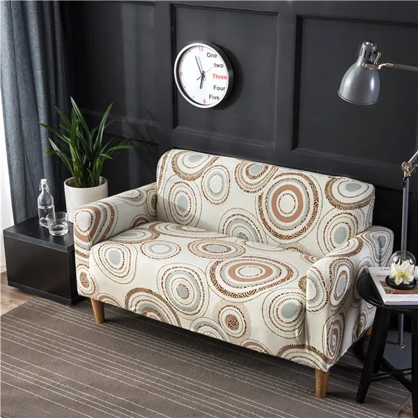 Slipcovers эластичный чехол для дивана все включено нескользящий секционный эластичный чехол для дивана с принтом протектор дивана кресло полотенце - Цвет: 23