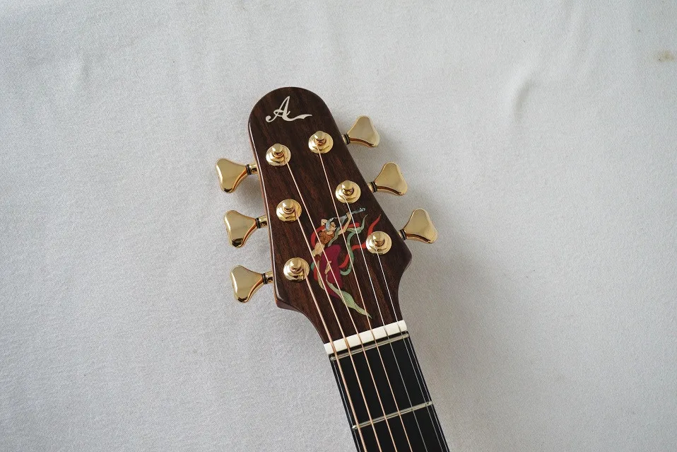 Yulong Guo A-ECHOES бренд все твердые двойной кедр Топ Акустическая гитара модель SG03DCZ