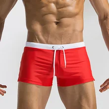 Новые Для Мужчин's Плавание ming Мужские Шорты для купания карман Плавание одежда Для мужчин пикантные Для Мужчин's Плавание костюм быстросохнущая Плавание ming шорты Для мужчин s Плавание трусы Zwembroek Heren