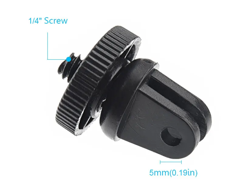 Gopro Accessories Standard 14 Inch Thread AEE Adapter for Gopro Hero 4 3 Xiaomi Yi 4k Sjcam Sj4000 Sj5000 Sj7000 Action Camera (2)
