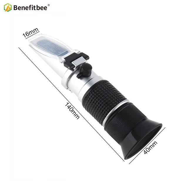 Befogadó Bee Tools Honey Refraktométer 58-90% (Cukortartalom) Méhészeti Kézi Mézkoncentrációmérő - Image 4