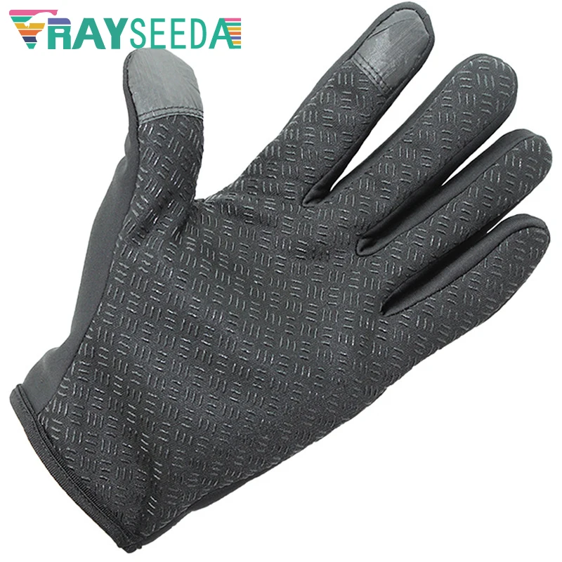 Rayseeda водонепроницаемые лыжные перчатки с сенсорным экраном зимний теплый непродуваемый уличные велосипедные перчатки из неопрена спортивные перчатки для мужчин/женщин