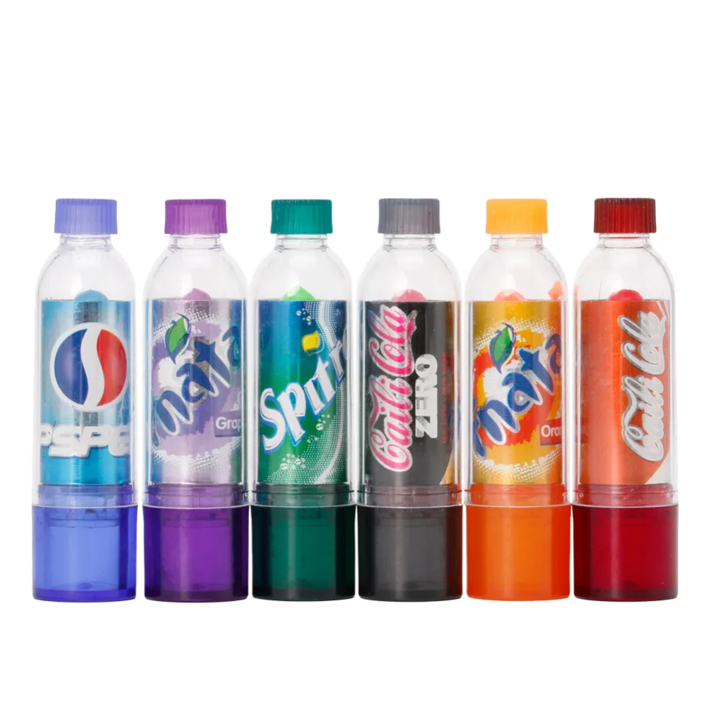 

6pcs Rainbow Color Changeable Cute Moisturizer Lip Balm Cola Lipstick Makeup