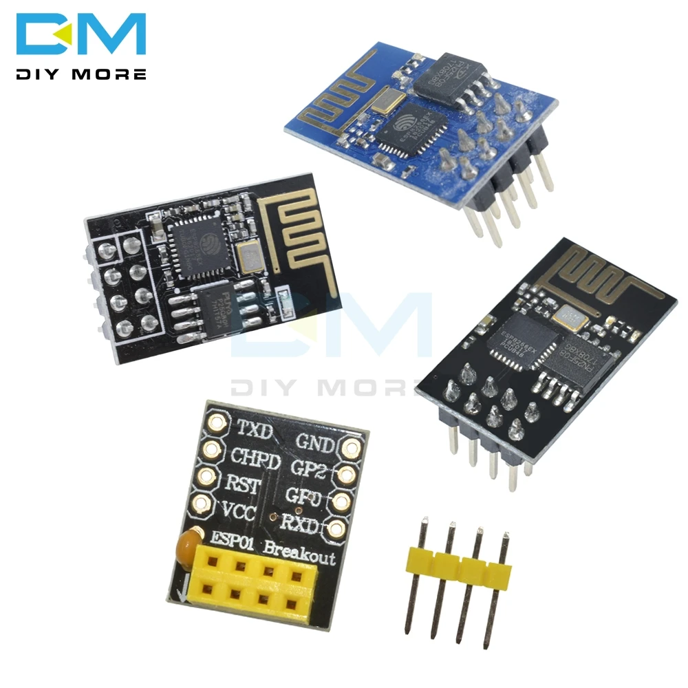 

ESP-01 ESP-01S Esp8266 Model Of The ESP8266 Serial Breadboard Adapter To WiFi Transceiver Module Breakout UART Board