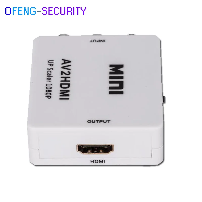 Мини AV2HDMI конвертер видео конвертер Box HDMI в RCA аудио/CVBS L/R видео 1080 P, мини AV2HDMI конвертер для ТВ ПК PS3 VCR DVD PAL