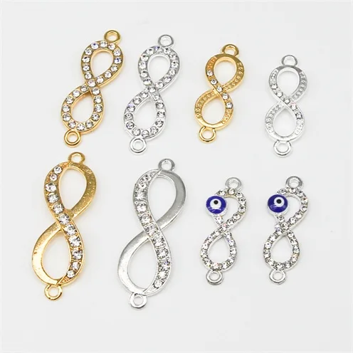 Infinity Charm Connector Bracelet Accessory Jewelry Number Eight Steampunk Punk Infinity Charm Connector Bracelet Accessory Jewelry Number Eight Steampunk Punk