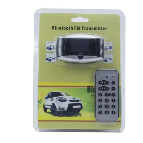 Беспроводной Bluetooth FM передатчик модулятор LCD автомобильный комплект MP3