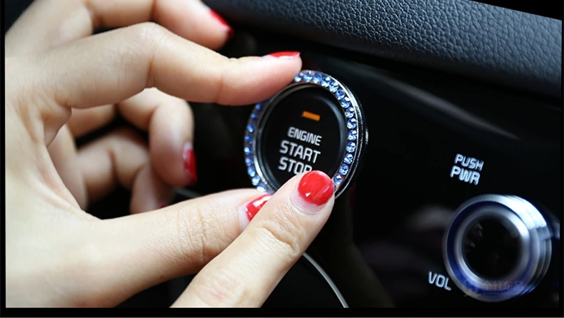 Модифицированная специальная кнопка Зажигания декоративное кольцо украшение интерьера автомобильные аксессуары для kia sportage 3
