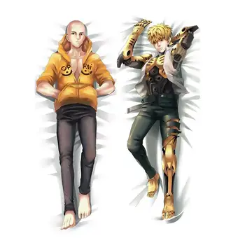

BL Male Japanese Characters Anime One Punch Man Throw Manga Otaku Dakimakura Gifts Bedding Hugging Body Pillow Case 150x50 CM