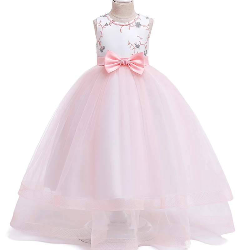 Нарядное шелковое платье с вышивкой на новый год|girls dress|little girls dressesgirl dresses for weddings |
