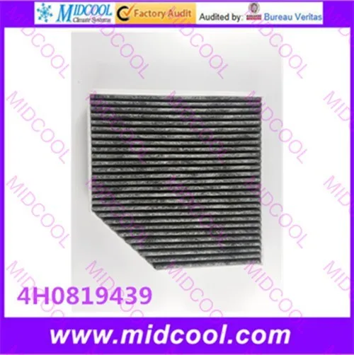 

Free shipping High qulality Air Filter cabin filter 4H0 819 439 4H0819439