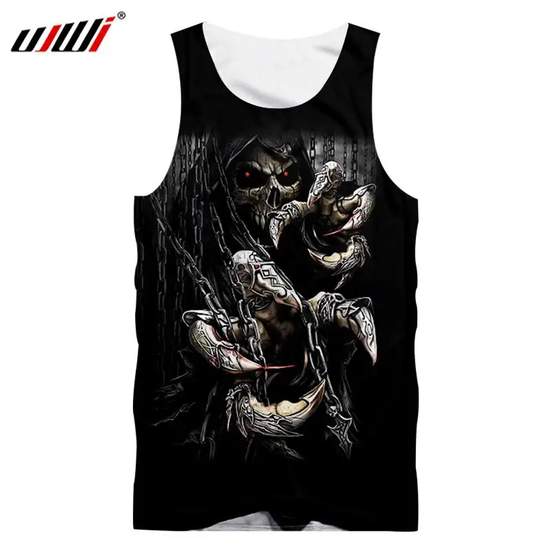 SKULLS Men/'s Tank Vest New Official NECK DEEP