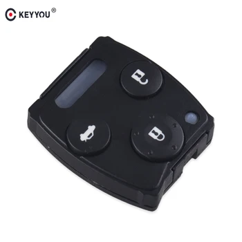 Chiave Telecomando per Honda Accord Sedan Pilot Car Key Shell Rubber Pad Kit Remote Key Pad 2/3 Tasti Car Case Cover Fob