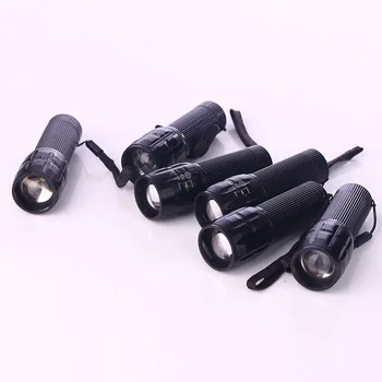 

by dhl 500pcs high quality Adjustable Focus Mini Tactical Flashlight Torch Zoomable Small Flashlight Super Bright 3 modes