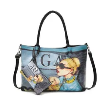 Модная женская сумка, сумка на плечо, Большая вместительная сумка