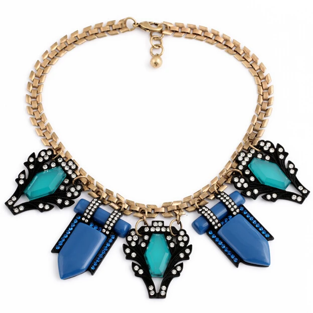 

Real Link Chain Maxi Necklaces Collier Collares New Fashion Luxury Geometric Choker Necklace For Women High Quality Jewelry