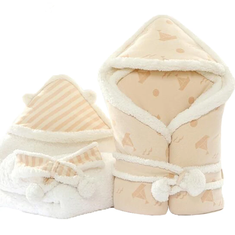 

Baby Sleeping Bag turbulette Winter Stroller Thicken Cotton Infant sleep sack toddler Newborn Warm Muslin Sleepsacks swaddlepod