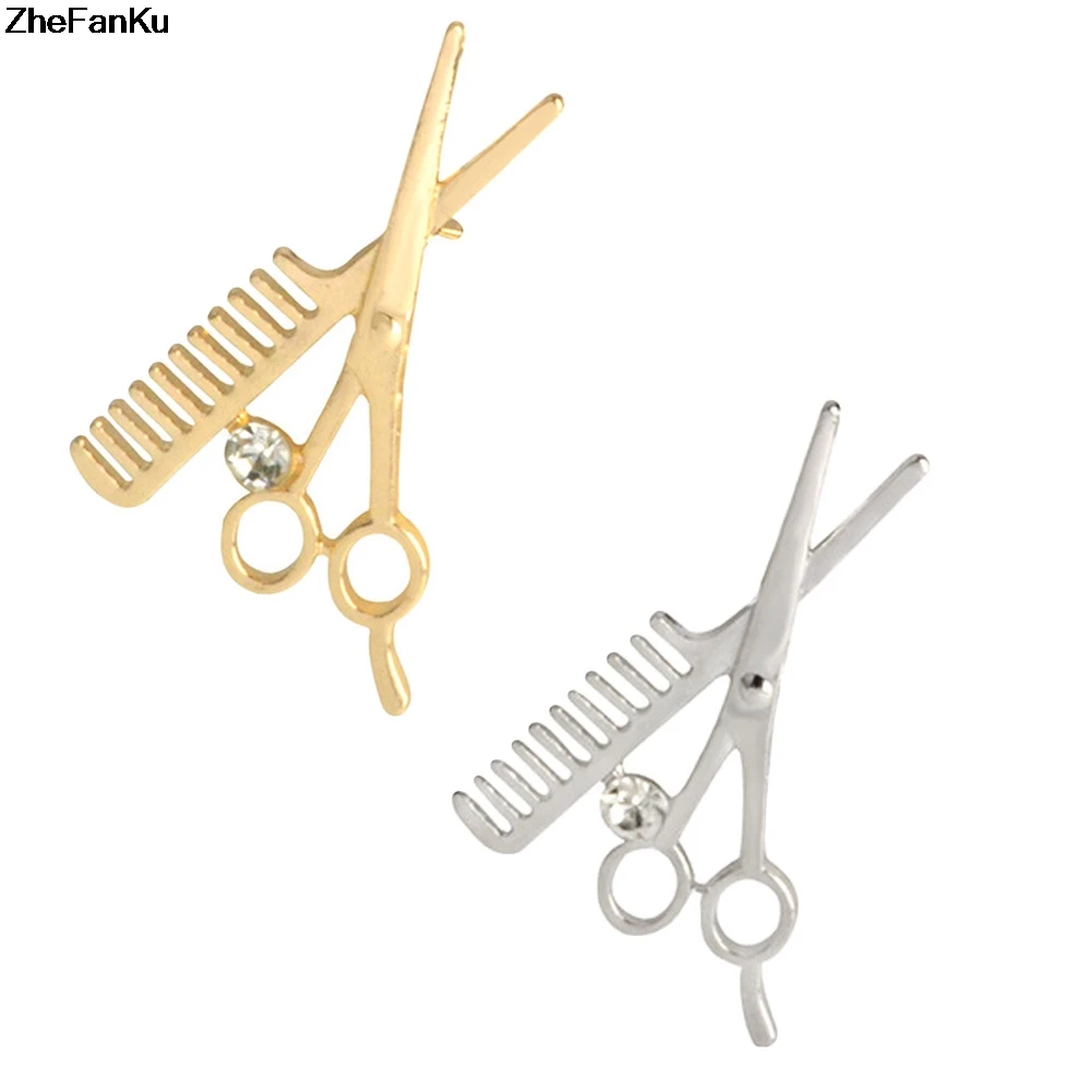 

Tool Jewelry Scissors Combs Brooch For Personality Women Broches Collar Accessoris Hijab Pins For Esmalte De Unhas Relogio Vaz