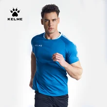 Мужская футбольная форма KELME, Футбольная форма, летние тренировочные костюмы, оригинальная команда Джерси с коротким рукавом, дышащая мужская 3891060