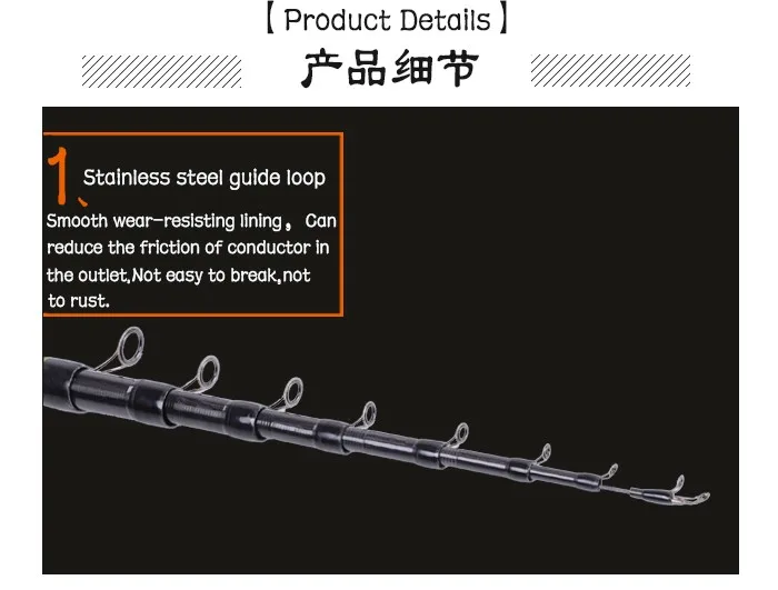 Купить непосредственно в Китае, Заводская Удочка NewShimano, телескопическая удочка для скальной рыбалки, 3,6 м, 3,9 м, 4,2 м, 4,5 м, 4,8 м, м
