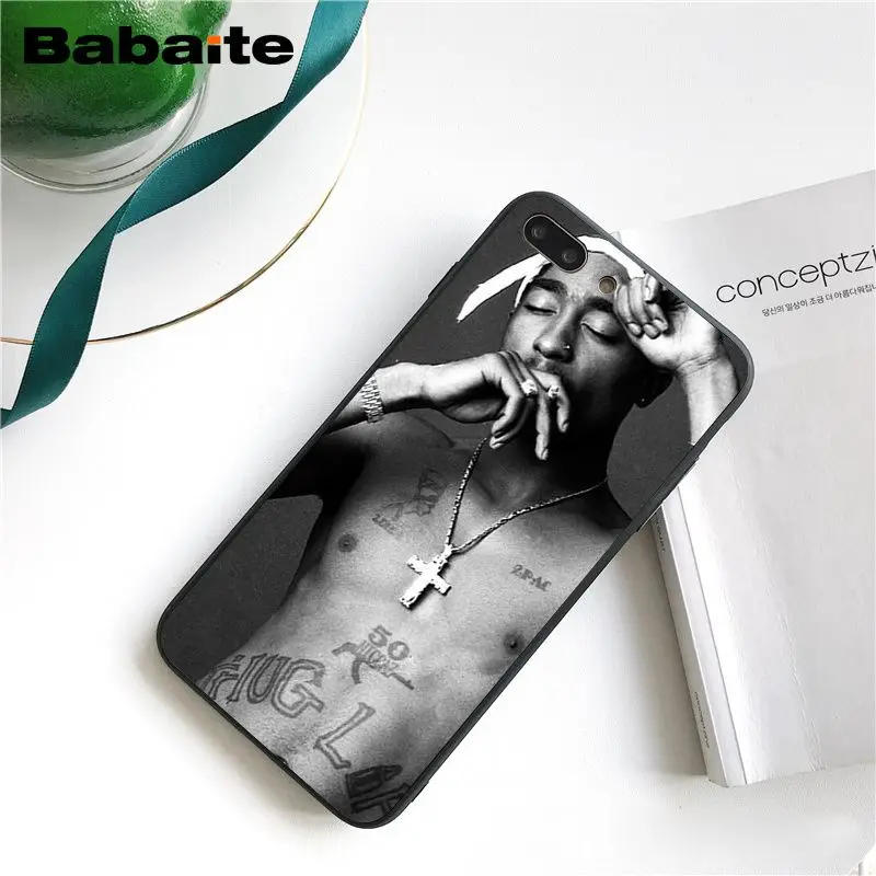 Babaite 2Pac Tupac Amaru Shakur чехол для телефона для iphone 11 Pro 11Pro Max X XS MAX 6 6s 7 7plus 8 8Plus 5 5S SE XR - Цвет: A5