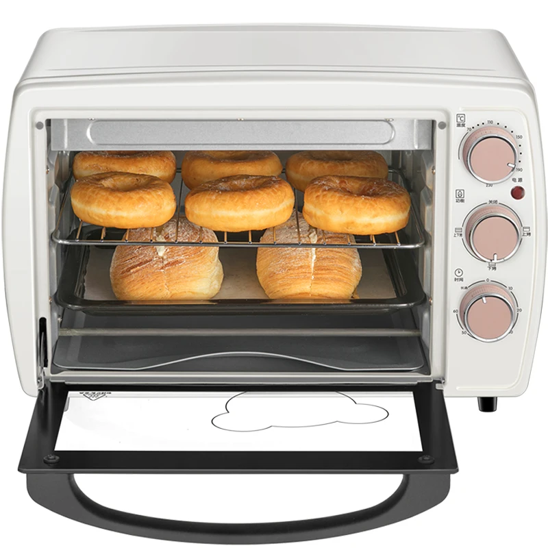 

220V Multifunctional Electric Oven Household Mini 20L Automatic Cake Pizza Baking Oven Furnace Machine Easy Operation EU/AU/UK