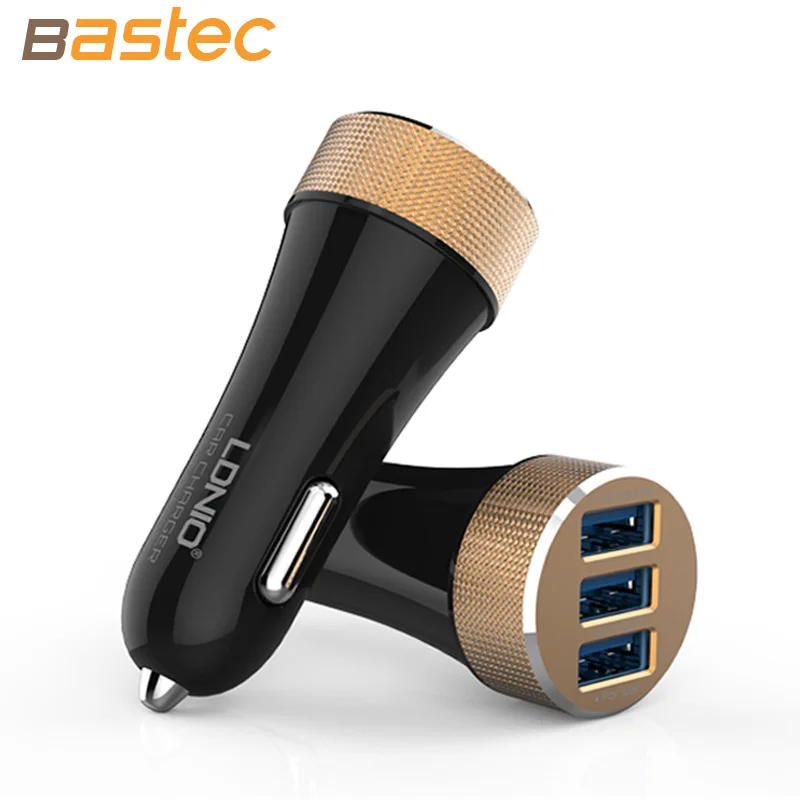 Ldnio 5.1A 3 Ports Quick Charge Micro USB Car Charger with Gift Package for iPhone 7 6s 6 ipad mini Samsung Xiaomi HTC