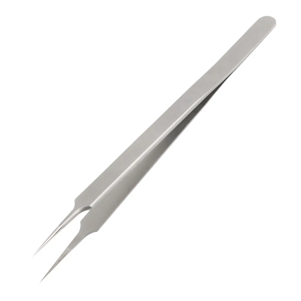 16cm Long Stainless Steel Ultra Precision Pointed Tweezers Forceps for