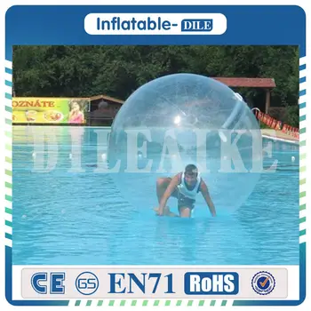 

Free Shipping Door To Door 2m Water Zorb Ball/Water Polo Ball/Inflatable Water Walking Wall For Sale