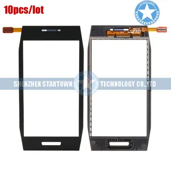 

10pcs/lot New Black Original Digitizer Touch Screen Glass Lens Replacement Parts for Nokia X7 X7-00