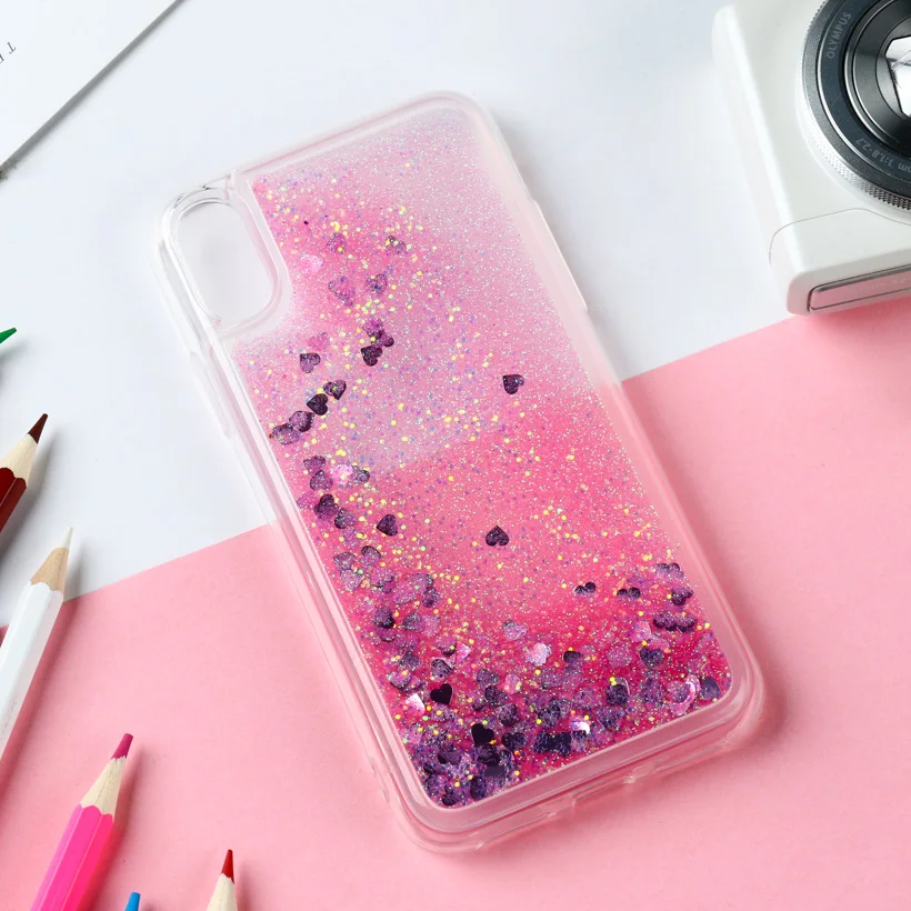 

Bling Silicone Case For Vivo X27 Pro Case For Vivo V11 Y91 Y95 X21i X21 UD Glitter Liquid Dynamic Sand Soft TPU Phone Back Cover