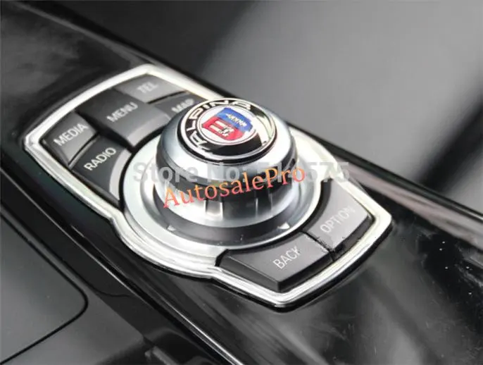 ABS Chrome Plastic Interior Kit Multimedia Trim For BMW X5 E70 2011 2012 1pcs | Автомобили и мотоциклы