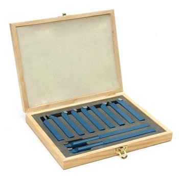 

11pcs 12mm Metal Carbide CNC Lathe Tools Carbide Brazed Tipped Cutter Tool Bit Cutting Kit Welding Turning Tool Holder Set